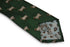 green tie with sheep embroidered design